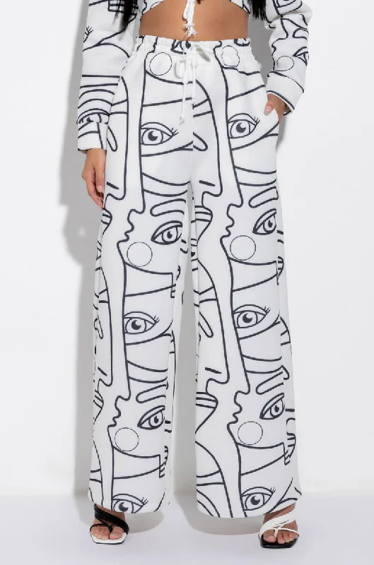 Trending Items MULTI FACE SCUBA SWEATPANT