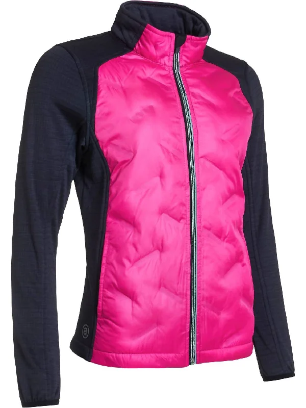 Chic Outfits Women Dunes Hybrid Jacket In Powerpink