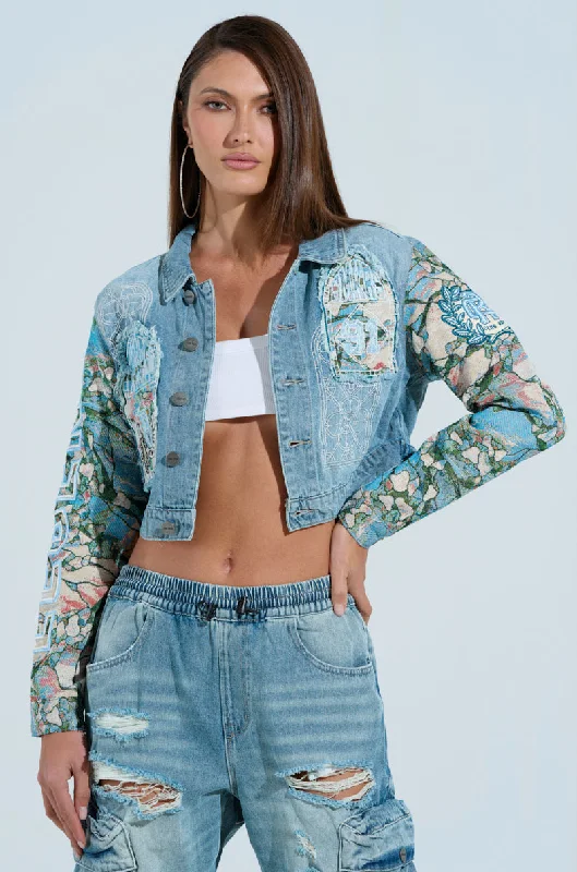 Trendy Women’s Outfits for Casual Wear OUT OF THIS WORLD DENIM JACKET