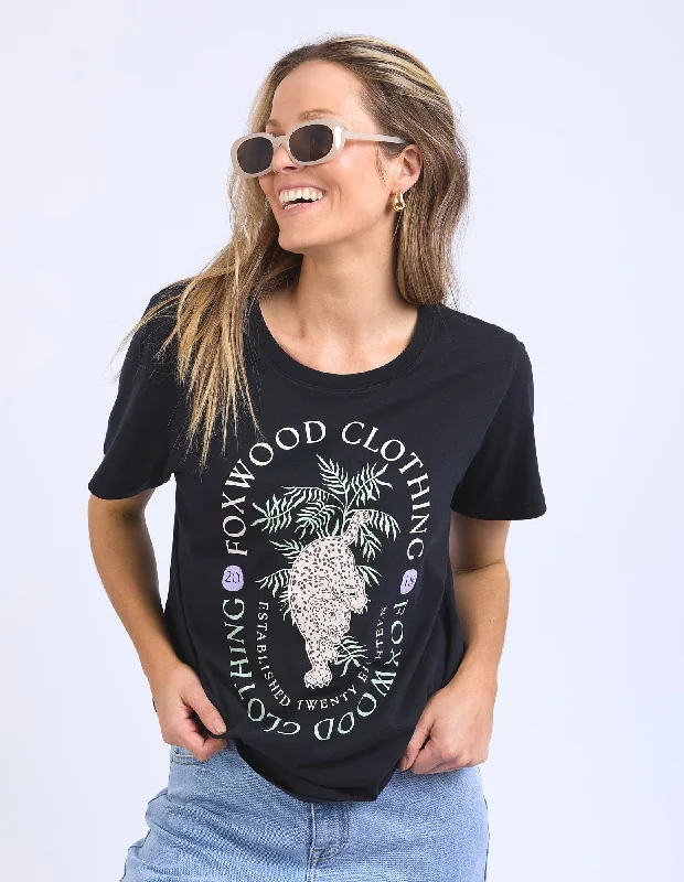 Quality Driven Apparel Foxwood Twenty Eightee Tee Washed Black