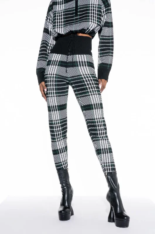 Chic & Cozy Collection CHECKLIST PJ STIRRUP PANT