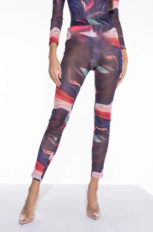 Hot Trends SWIRL MESH LEGGING