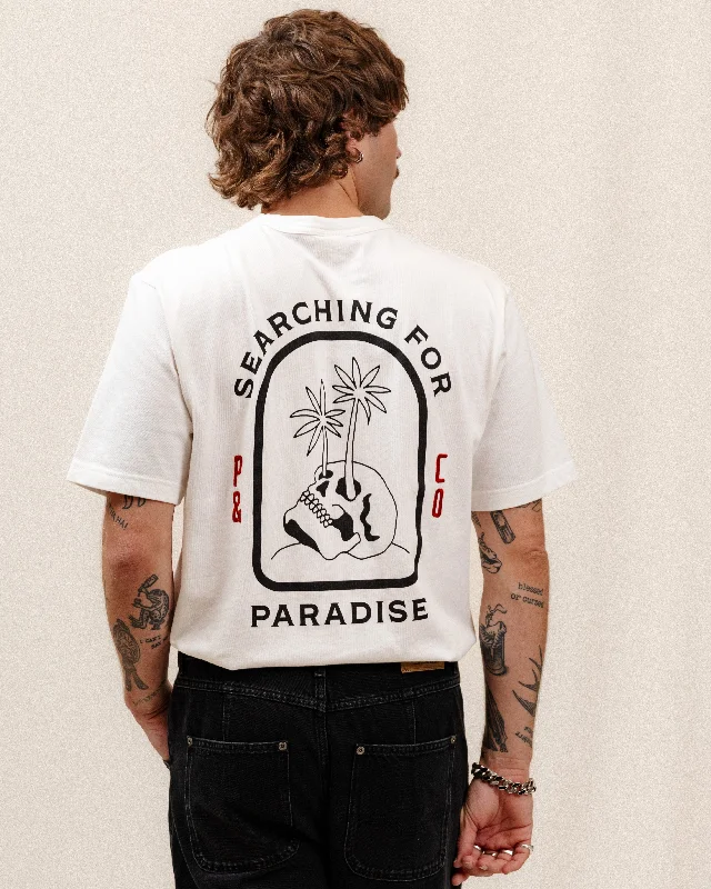 Trend Alert Searching For Paradise T-Shirt - Off White