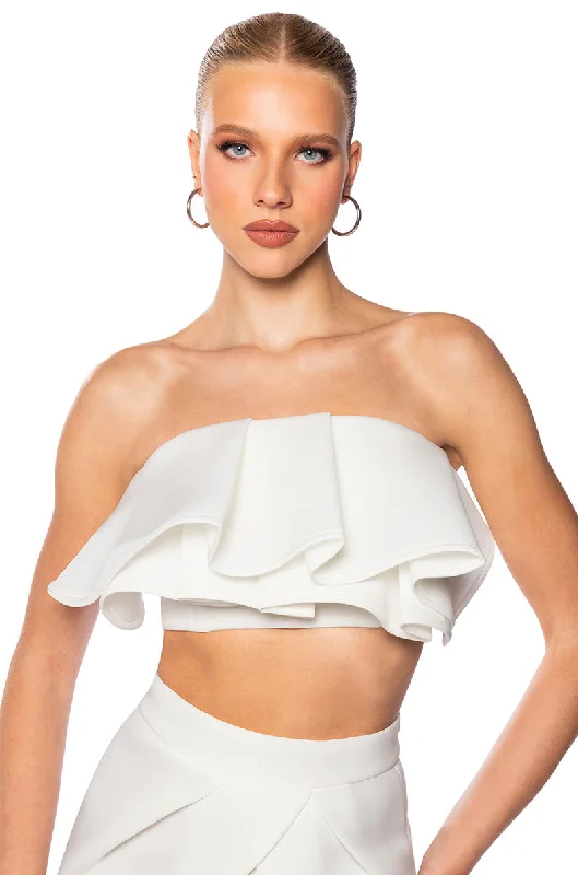 Spring Fashion RINNA RUFFLE TOP