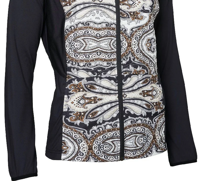 Relaxed Style Women Troon Hybrid Jacket In Paisley