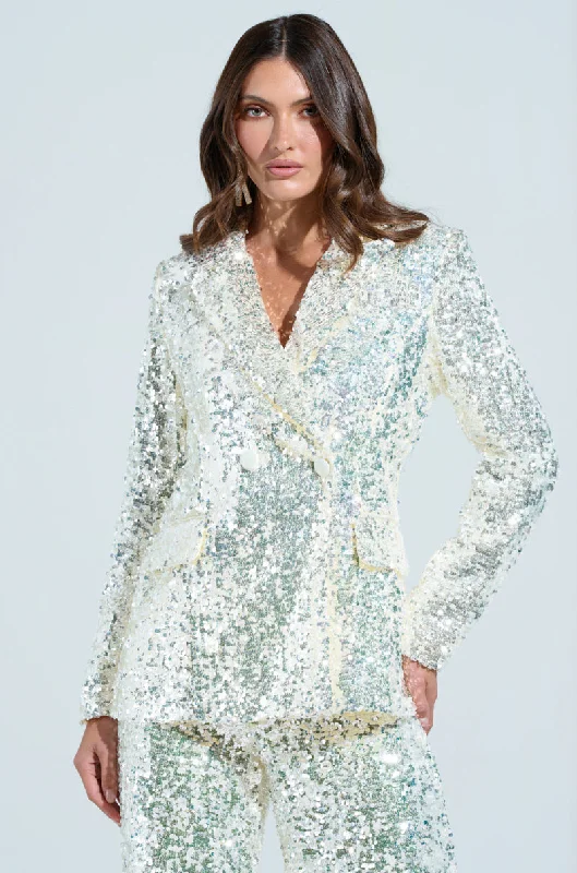 Extreme Clearance Deals STAR OF THE SHOW SEQUIN BLAZER