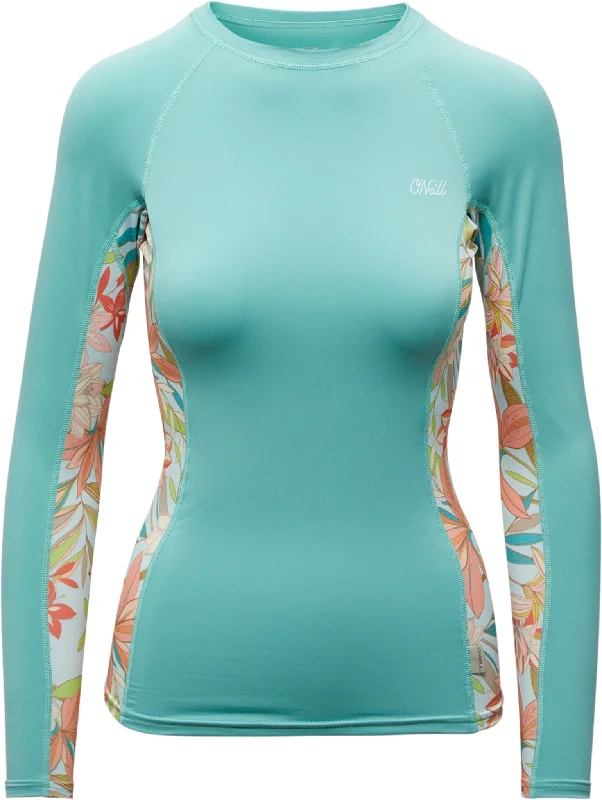 Athleisure Wear Side Print Rash Guard Tee - Women's|-|T-shirt Rash Guard à imprimé latéral - Femme