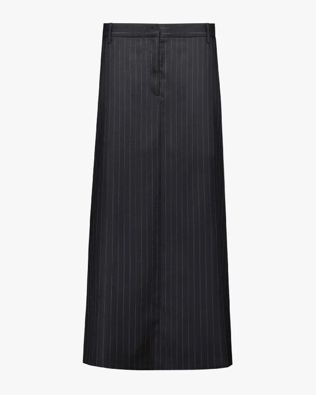 Affordable Online Boutiques Trouser Skirt - Pinstripe