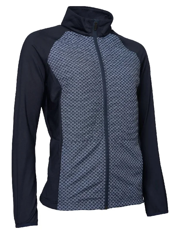 Style Redefined Women Troon Hybrid Jacket In Navy/white