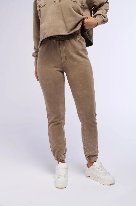 Crazy Price Slashing NEVER MIND BABE MINERAL WASH JOGGER PANT