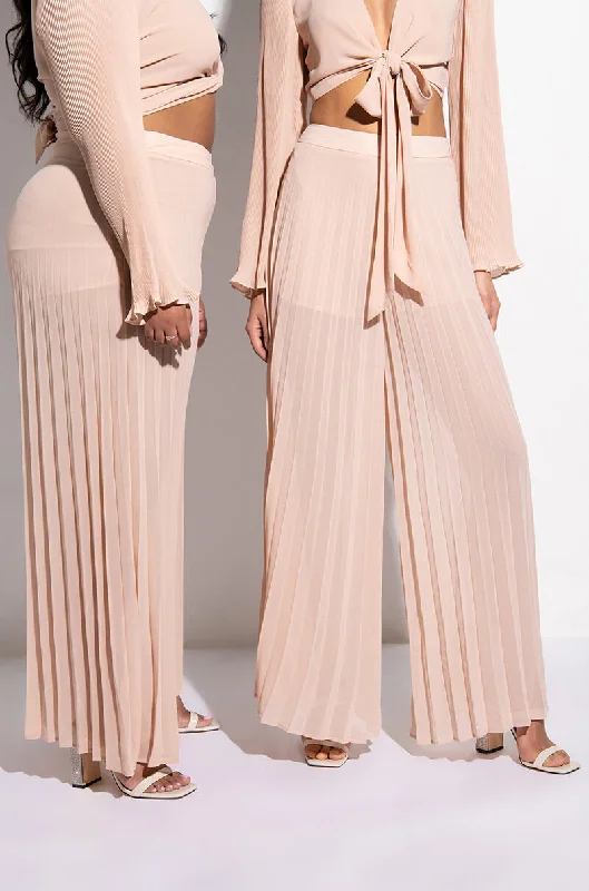 Spring Fashion HEAVENS GATE PLEATED PALAZZO PANT