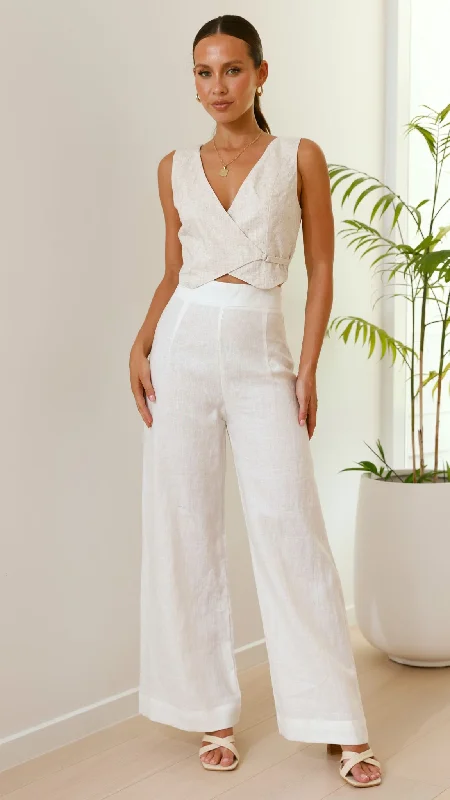 Flash Sale Event Karah Pants - White