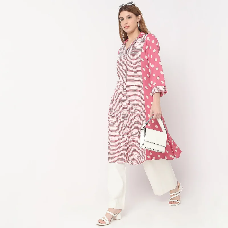 Flash Sales Today Flare Fit Printed Kurta