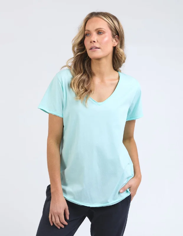 Best Online Boutiques For Women Elm Pima Vee Tee Tonic Blue