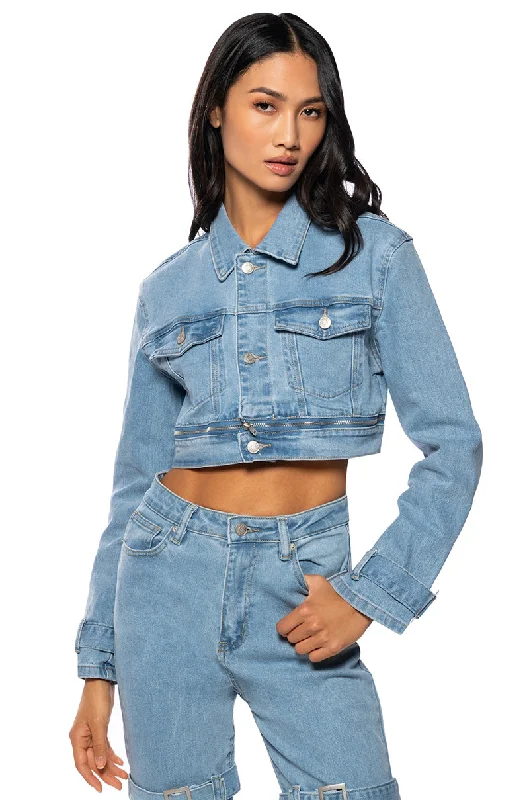 Special Offer For You BUCKLE UP DENIM JACKET