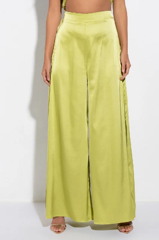 Sales Clothes CANT RELATE SATIN PALAZZO PANT