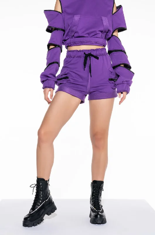 Vibrant Femme Fashion BOIS LIE SWEATSHORT