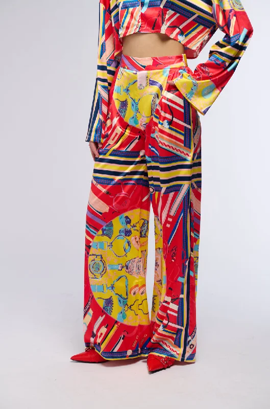 Chic Trends For The Fashion Savvy MULTI PRINTED PALAZZO PANT