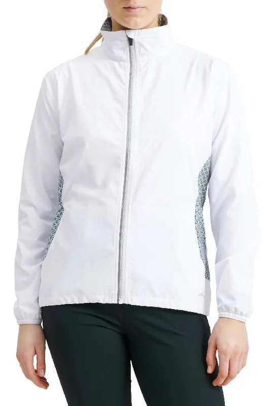 Special Offer Hills Stretch Wind Jacket In White