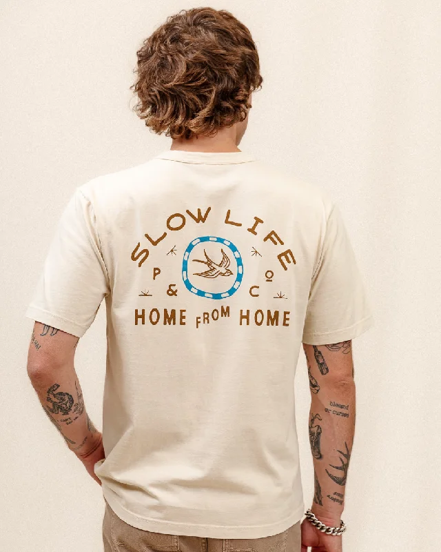 Luxury Fashion Home From Home T-Shirt - Bone