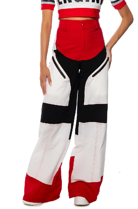 Women Clothing RACING WIDE LEG CARGO PANT