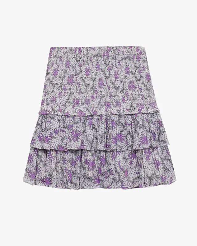 Chic Casual Style Naomi Printed Skirt