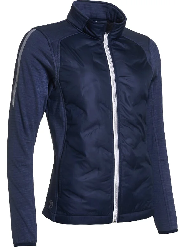 Casual Yet Stylish Separates Women Dunes Hybrid Jacket In Navy