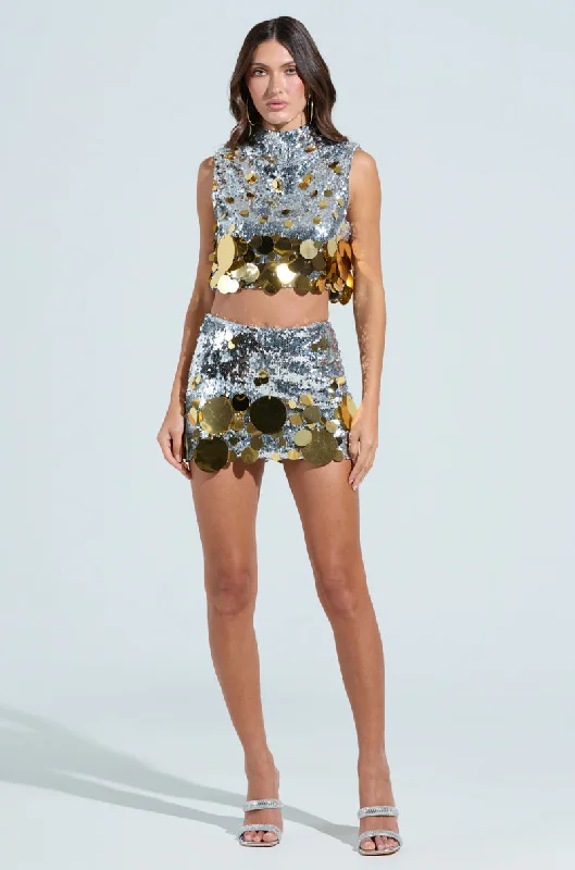 Flash Sale Or Flash Sales GROOVY NIGHTS SEQUIN MINI SKIRT