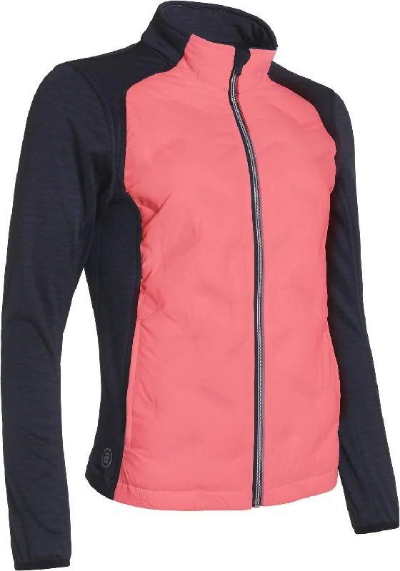 Evening Elegance Women Dunes Hybrid Jacket In Exotic Coral