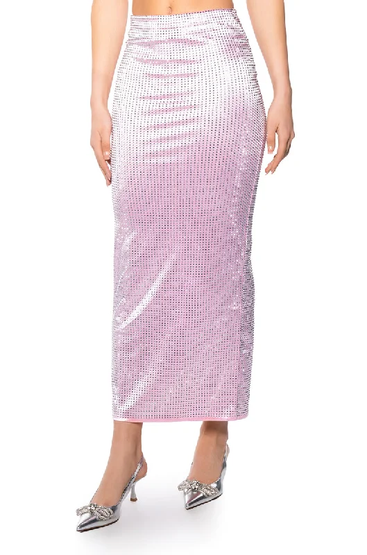 Stupidly Low Prices DECISION MAKER RHINESTONE MAXI SKIRT