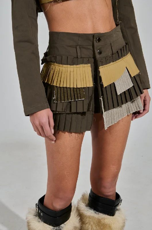 Flash Sale Clothing LET ME DOWN SLOWLY MINI SKIRT IN OLIVE