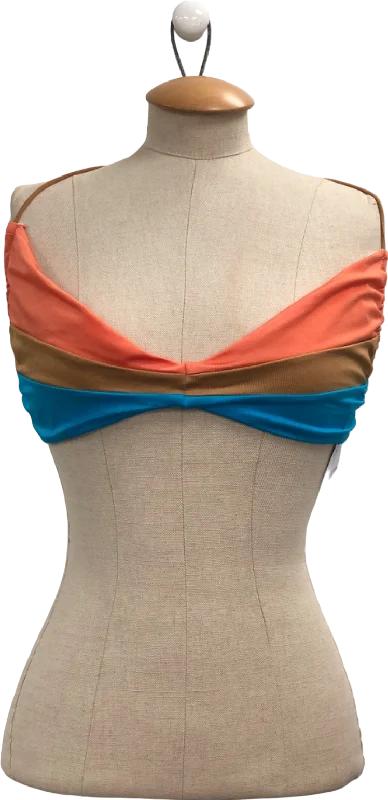 Versatile Outfits Multi-Colour Bikini Top M