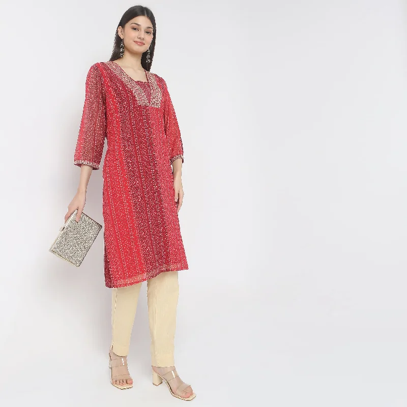 Women's Clothes Online Shopping Straight Fit Printed Kurta