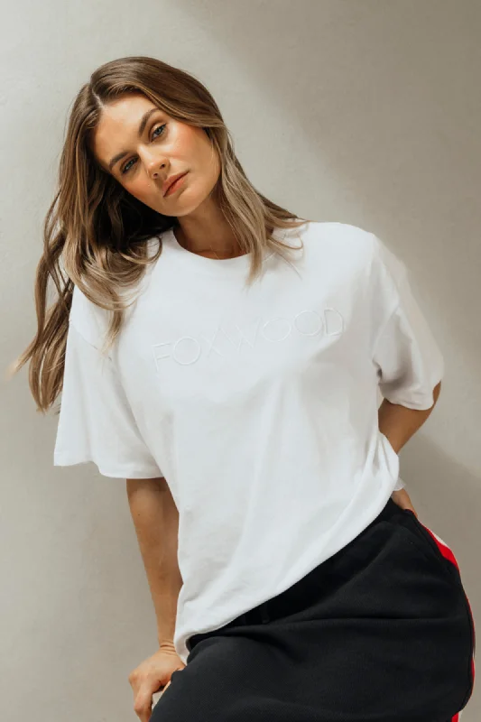 Eclectic Style Wardrobe Foxwood Simplified Tee White