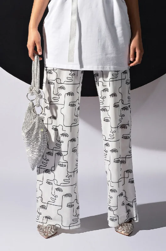 Women Wear Online EYE OF THE BEHOLDER WIDE LEG PANT