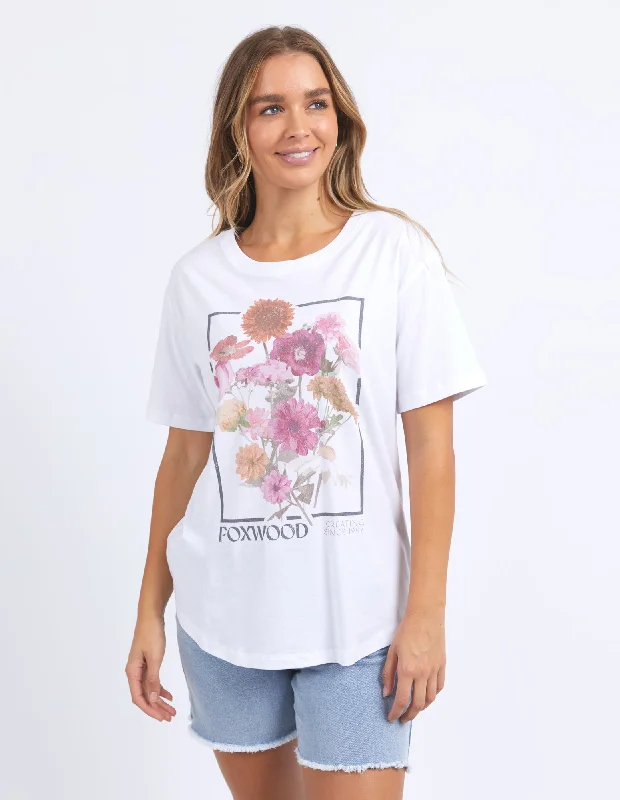 Fashion Women's Clothing Foxwood In Bloom Tee White