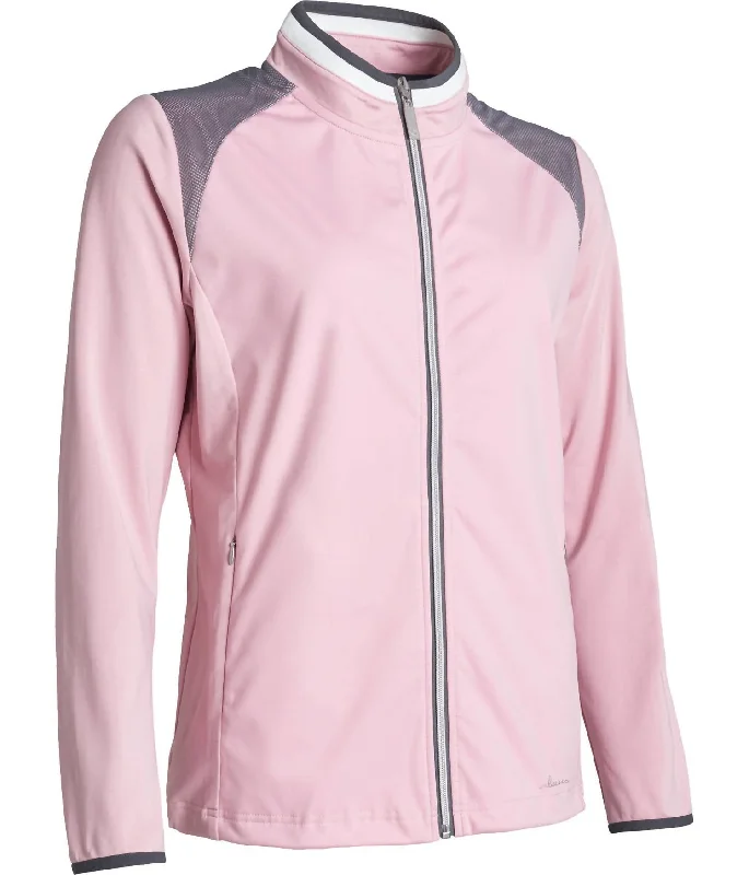 Comfort First Women's Fashion Women Navan Softshell Hybrid Jacket In Rosebud