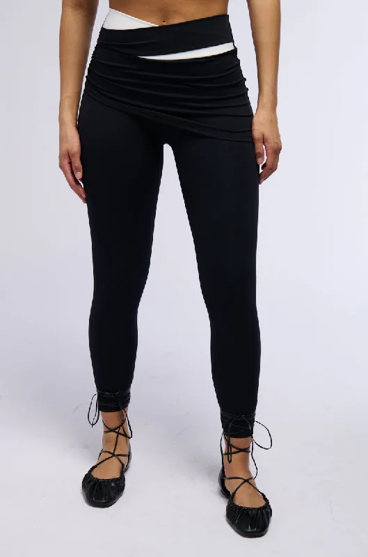 Versatile Wardrobe Essentials PAXTON LEGGING WITH SKIRT OVERLAY