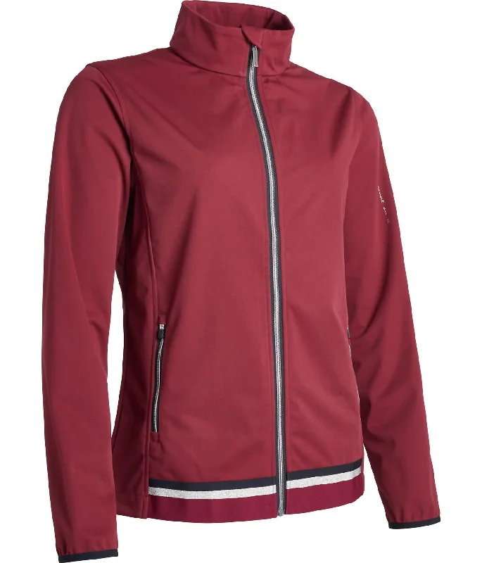 Versatile Wardrobe Essentials Women Navan Softshell Jacket In Bordeaux